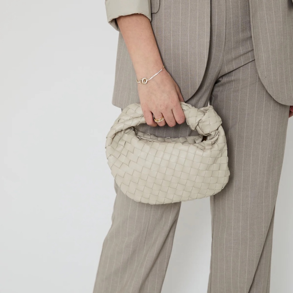 Chalk Woven Handbag
